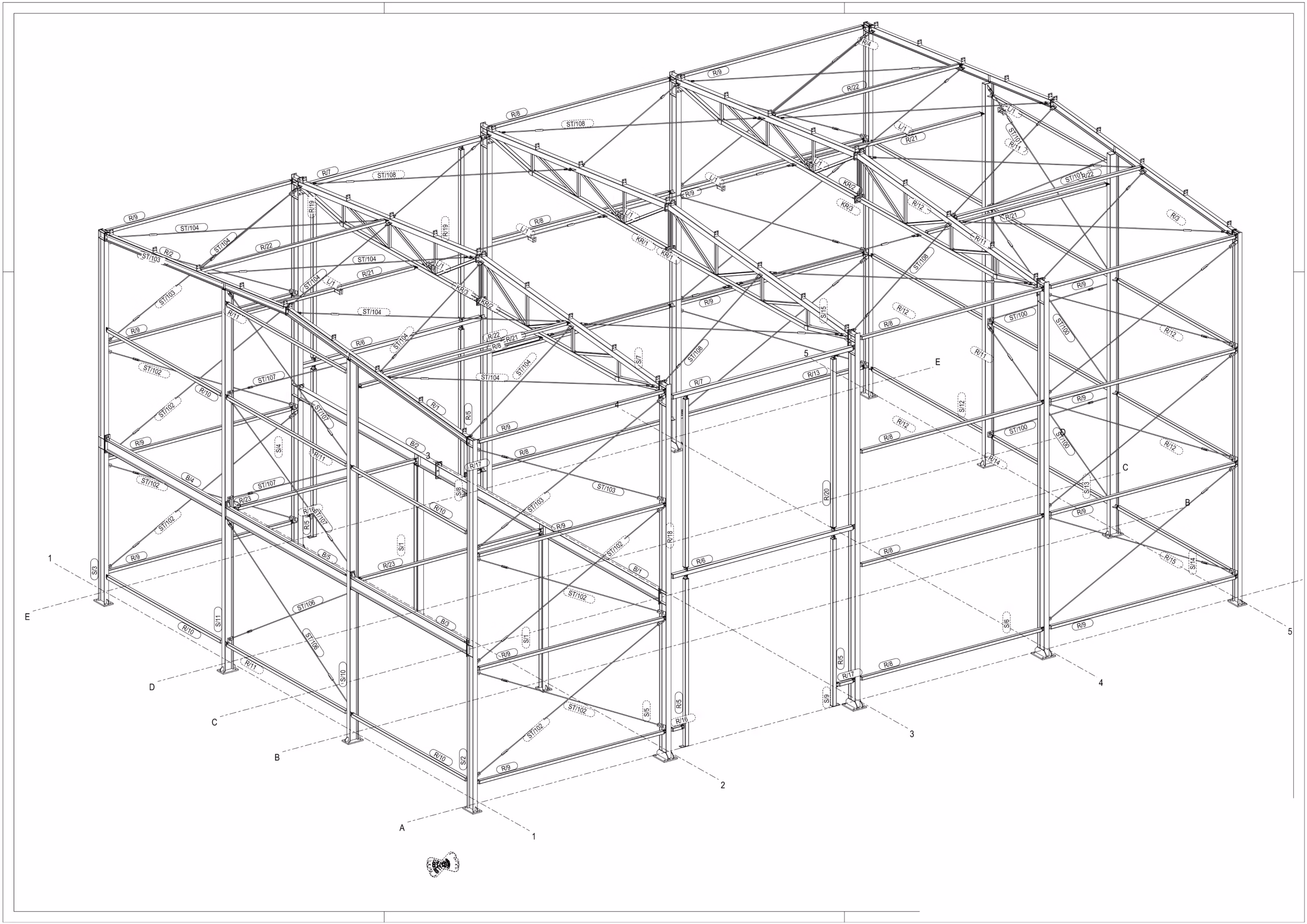 Steel Hall 3D
